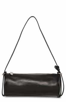 Quinn Barrel Leather Shoulder Bag