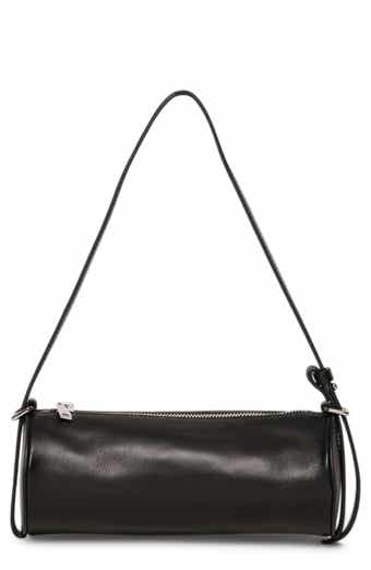 Quinn Barrel Leather Shoulder Bag