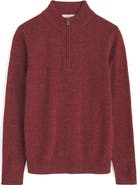 Seasalt Cornwall Reefpoint Lambswool Blend Half-Zip Sweater