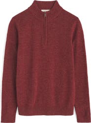 Seasalt Cornwall Reefpoint Lambswool Blend Half-Zip Sweater