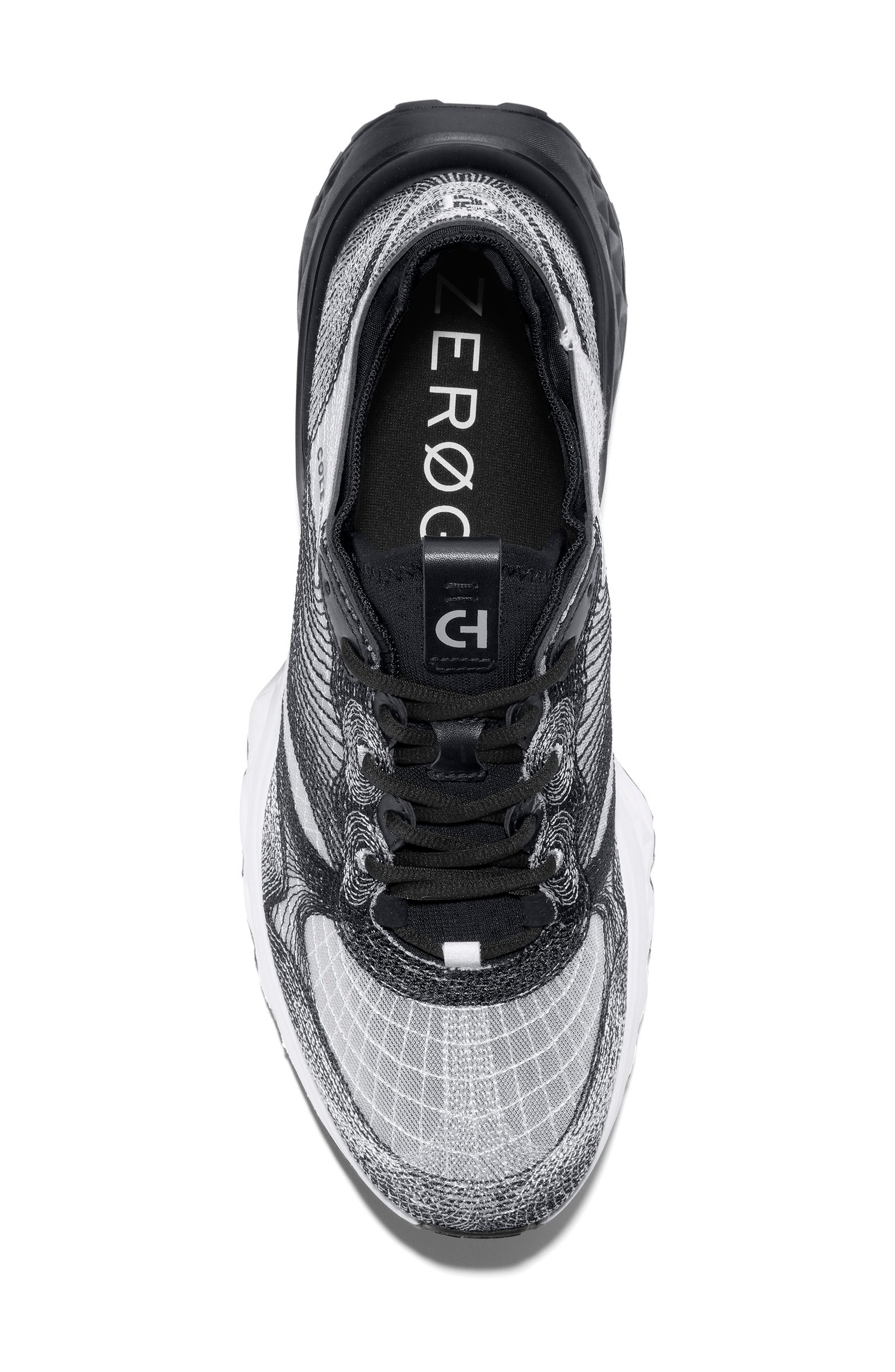 Cole Haan 5.Zerogrand Embrostitch Running Shoe, Alternate, color, Black/ Gray Pinstripe/ Optic