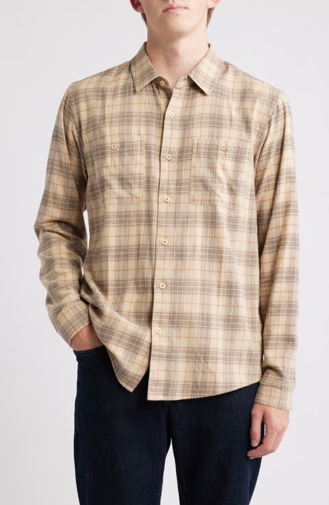 Wayne Plaid Button-Up Work Shirt