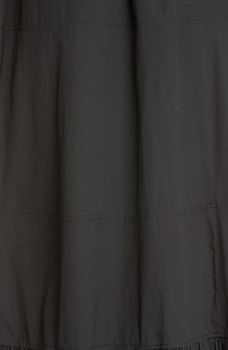 Carolina Herrera Logo Trim Long Sleeve Maxi Shirtdress, Alternate, color, 