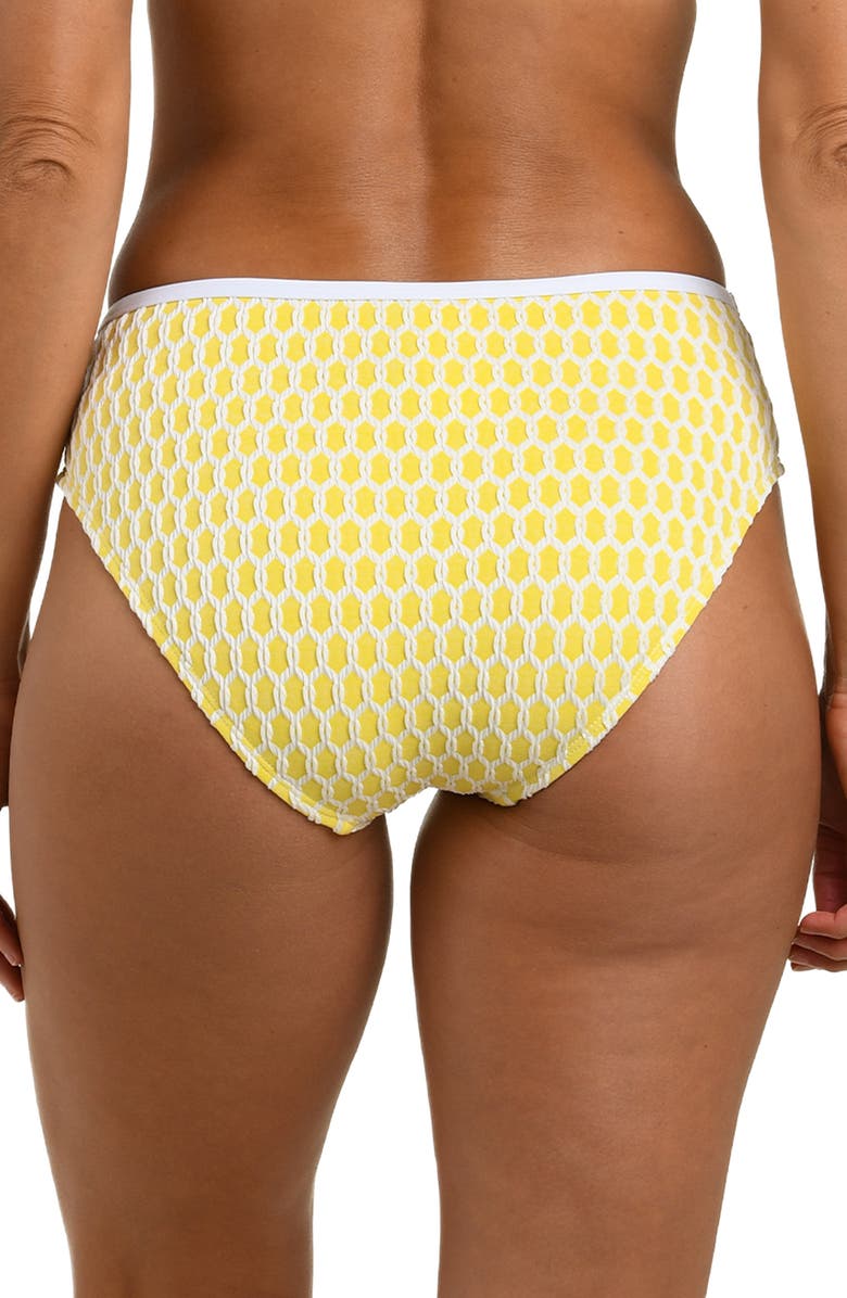 La Blanca Prep Mid Rise Bikini Bottoms, Alternate, color, Soleil