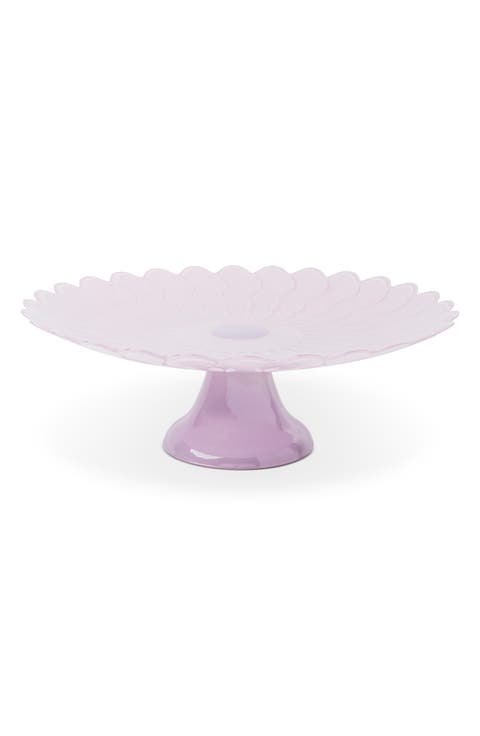 Scalloped Daisy Cake Stand