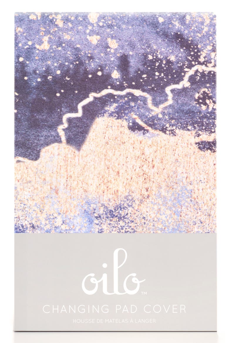 Jersey Changing Pad Cover, Main, color, MIDNIGHT SKY