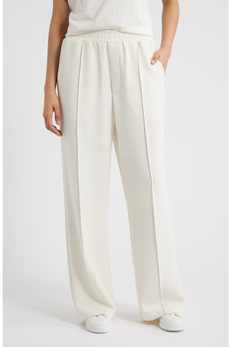 Pintuck Wide Leg Pants, Main, color, GARDENIA