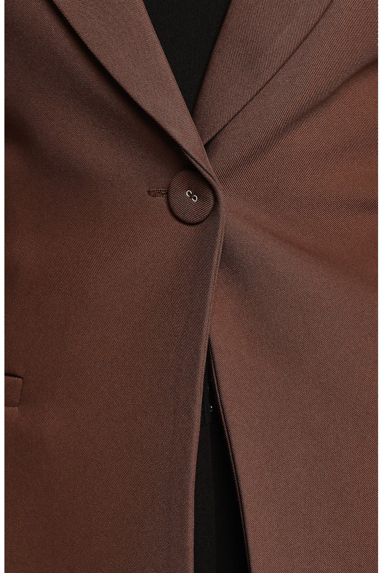 Eliana Tie Waist Blazer, Alternate, color, ESPRESSO