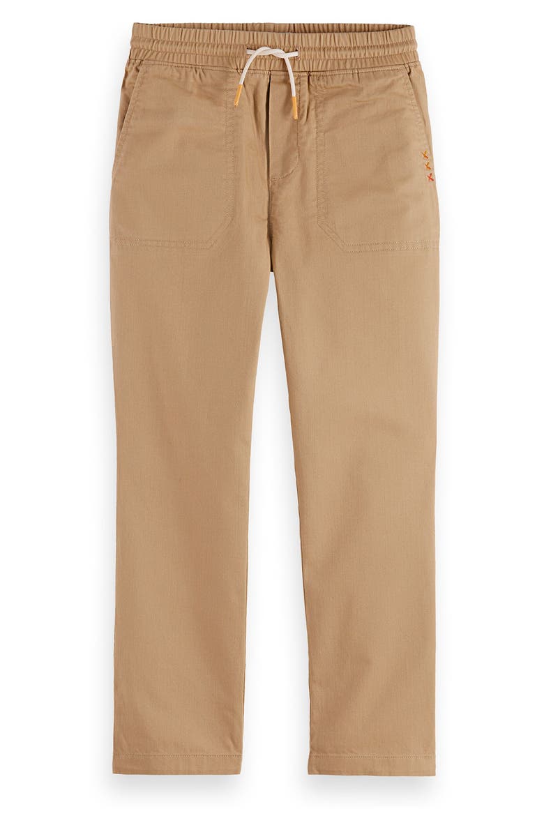 Kids' Relaxed Cotton Worker Pants, Main, color, TANNIN