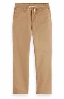 Scotch & Soda Kids' Relaxed Cotton Worker Pants