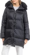 GORSKI Apres-Ski Horizontal Jacket With Detachable Genuine Shearling Hood Trim