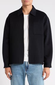 FRAME Double Face Zip Shirt Jacket
