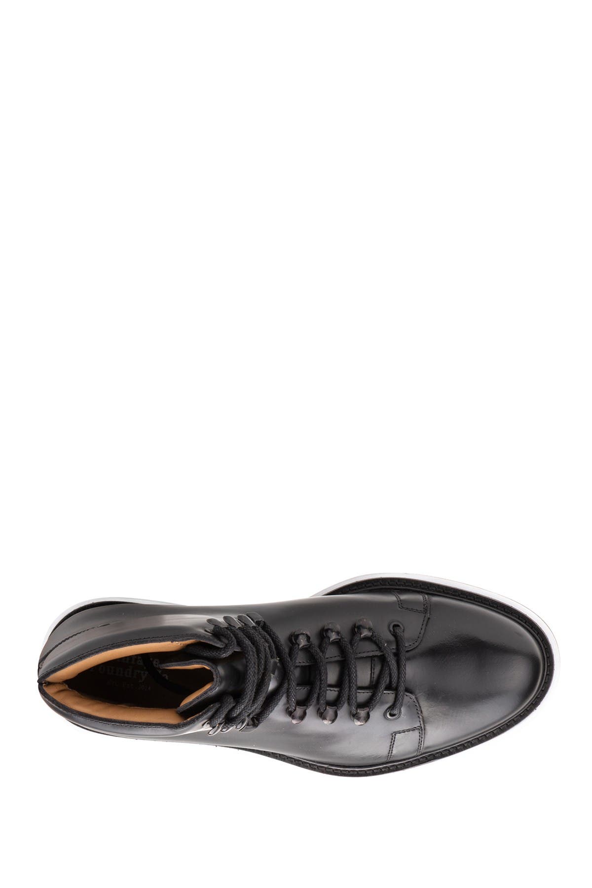 VINTAGE FOUNDRY Talon Leather Lace-Up Boot, Alternate, color, Black