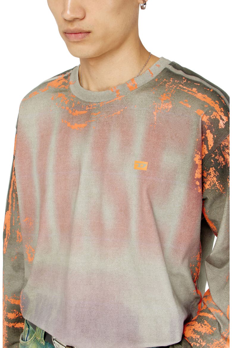 T-Filmy Long Sleeve Stretch Cotton T-Shirt, Alternate, color, ORANGE