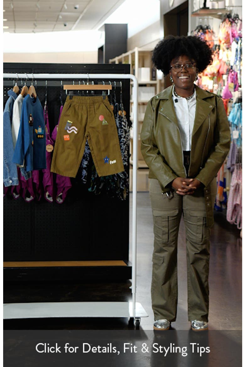 Kids' Geometric Cotton Twill Graphic Pants video