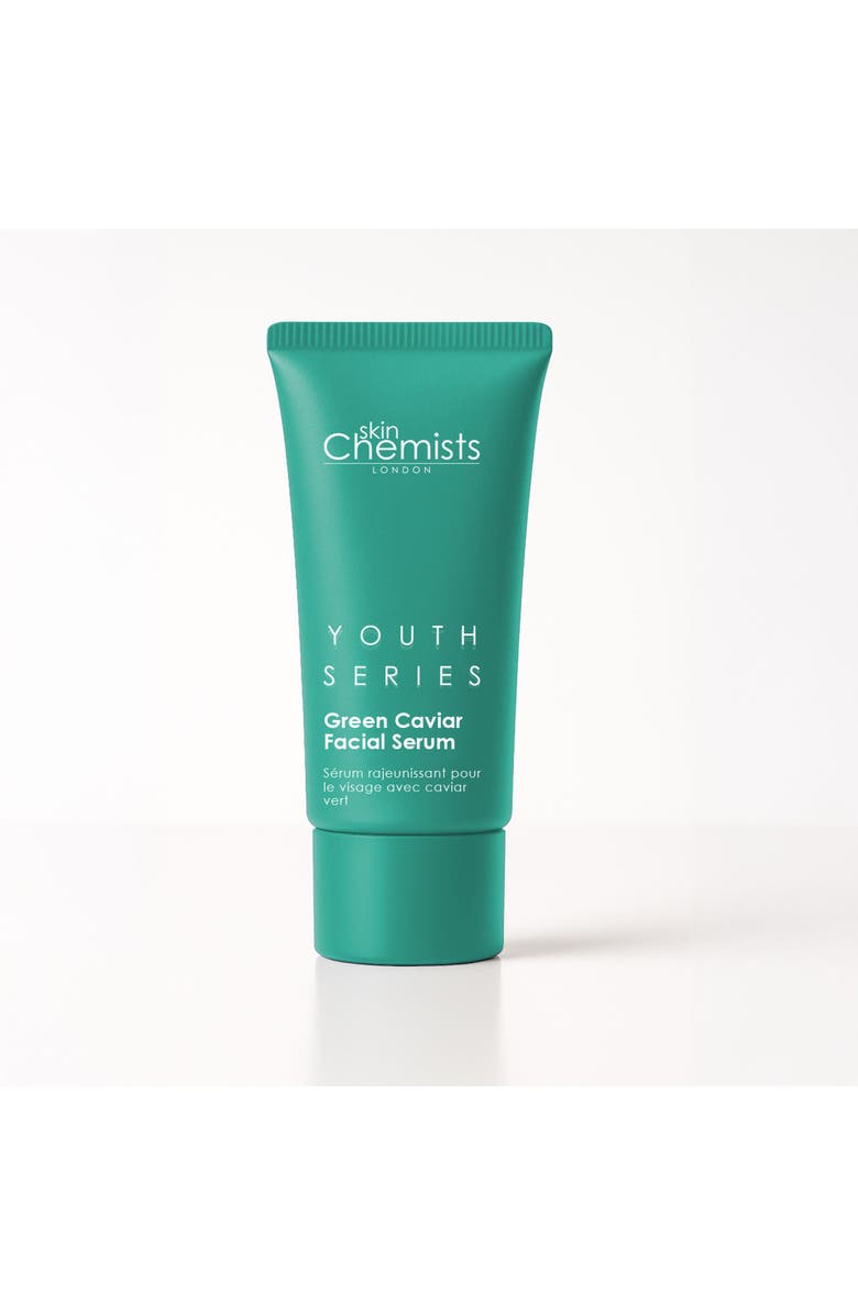 SKINCHEMISTS Youth Series Green Caviar Facial Serum 30ml, Main, color, White