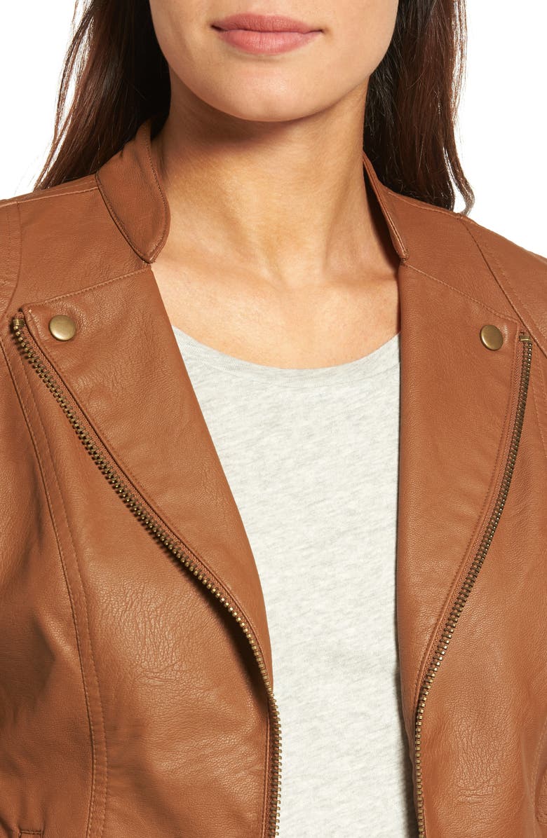 KUT from the Kloth Aniya Faux Leather Jacket, Alternate, color, 