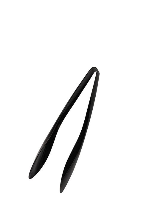 Cuisipro Black Tempo Noir Mirror Finished Tongs, 12 Inch In Black