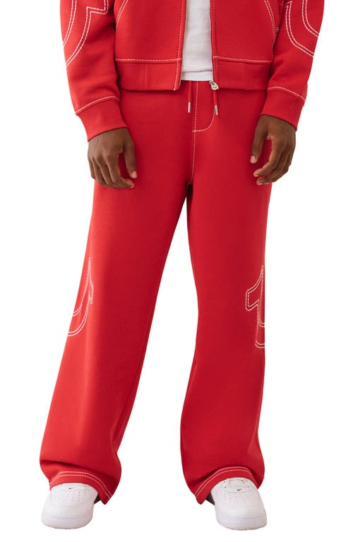 True Religion Baggy Big T Cotton Blend Sweatpants in Trv Red  product
