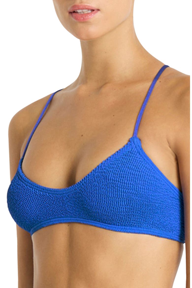 BOUND by Bond-Eye Selena Convertible Bikini Top, Alternate, color, COBALT RECYCLED