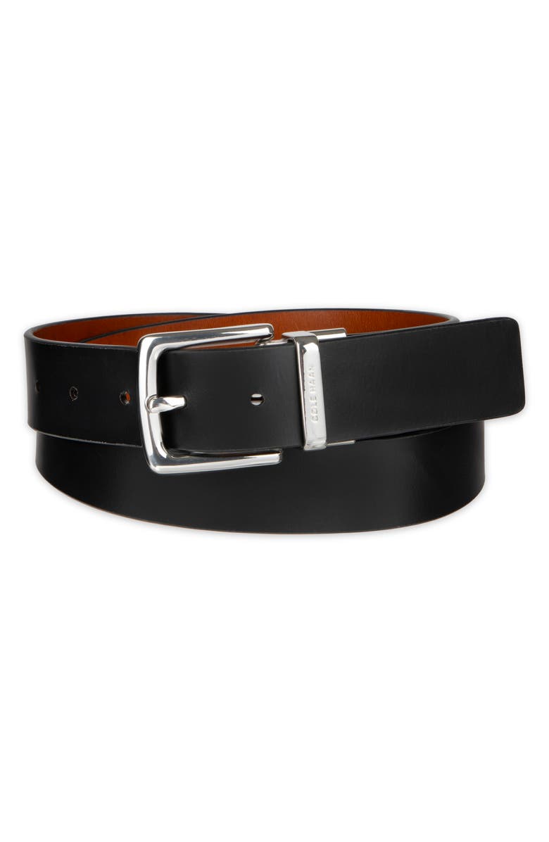 Cole Haan 35mm Reversible Leather Belt, Alternate, color, Tan / Black