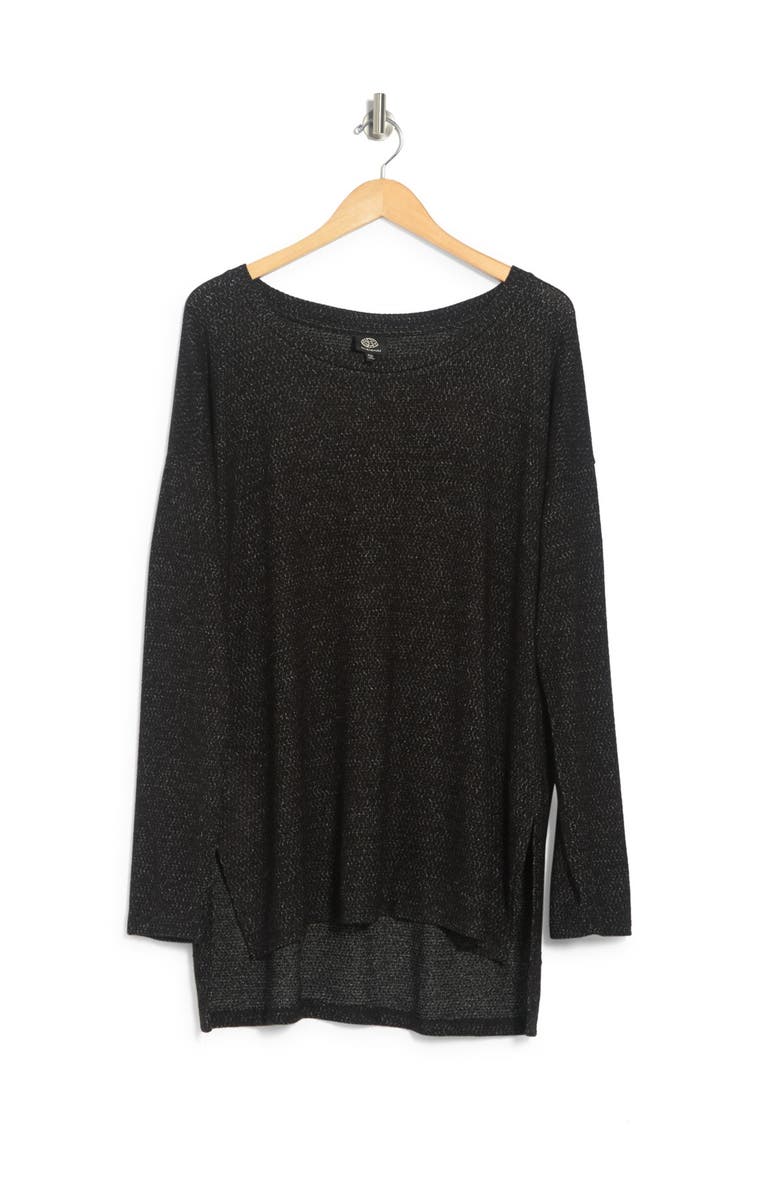 Bobeau Long Sleeve High/Low Tunic, Alternate, color, 