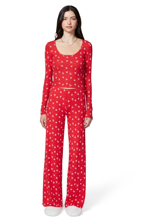 Florence By Mills Rib Print Pants In Multi