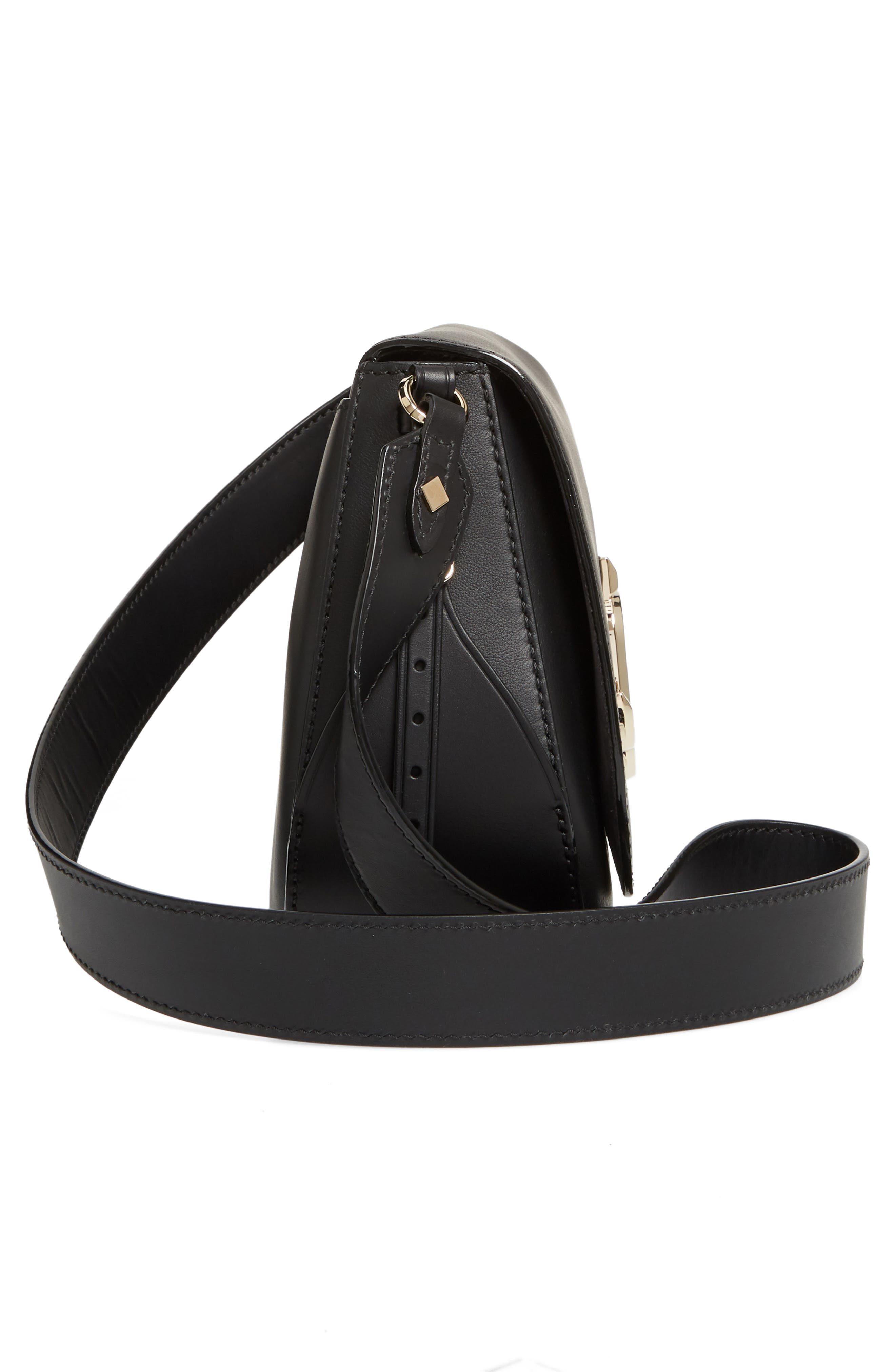 Jimmy Choo Varenne Leather Shoulder Bag, Alternate, color, 