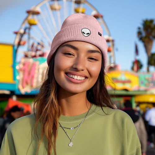 Dalix Alien Beanie In Pink