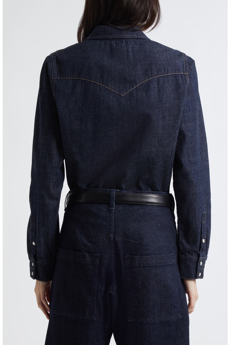 Travis Long Sleeve Chambray Shirt, Alternate, color, INDIGO RINSE