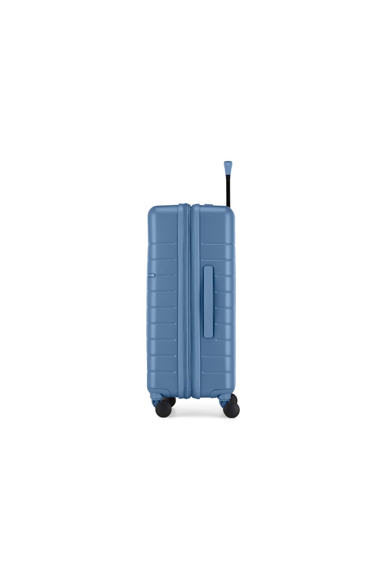 Munich Hardside Medium Luggage with Expansion, Alternate, color, Blue