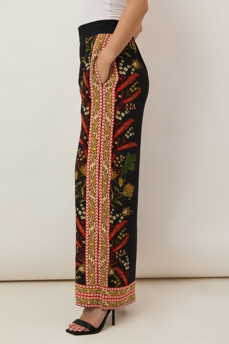 Reyna Trousers, Alternate, color, Botanical