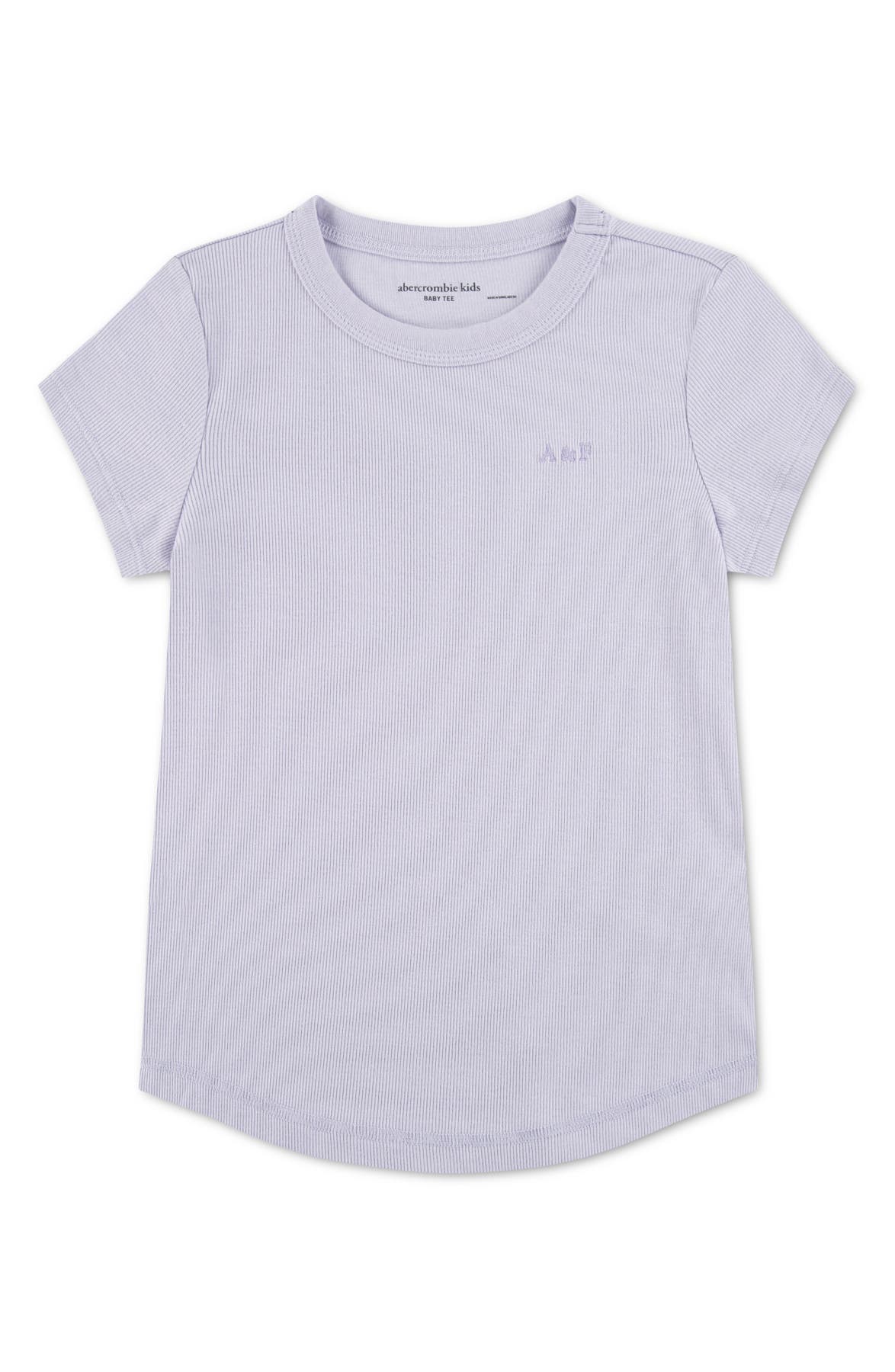 abercrombie kids Kids' Essential Rib Baby Tee
