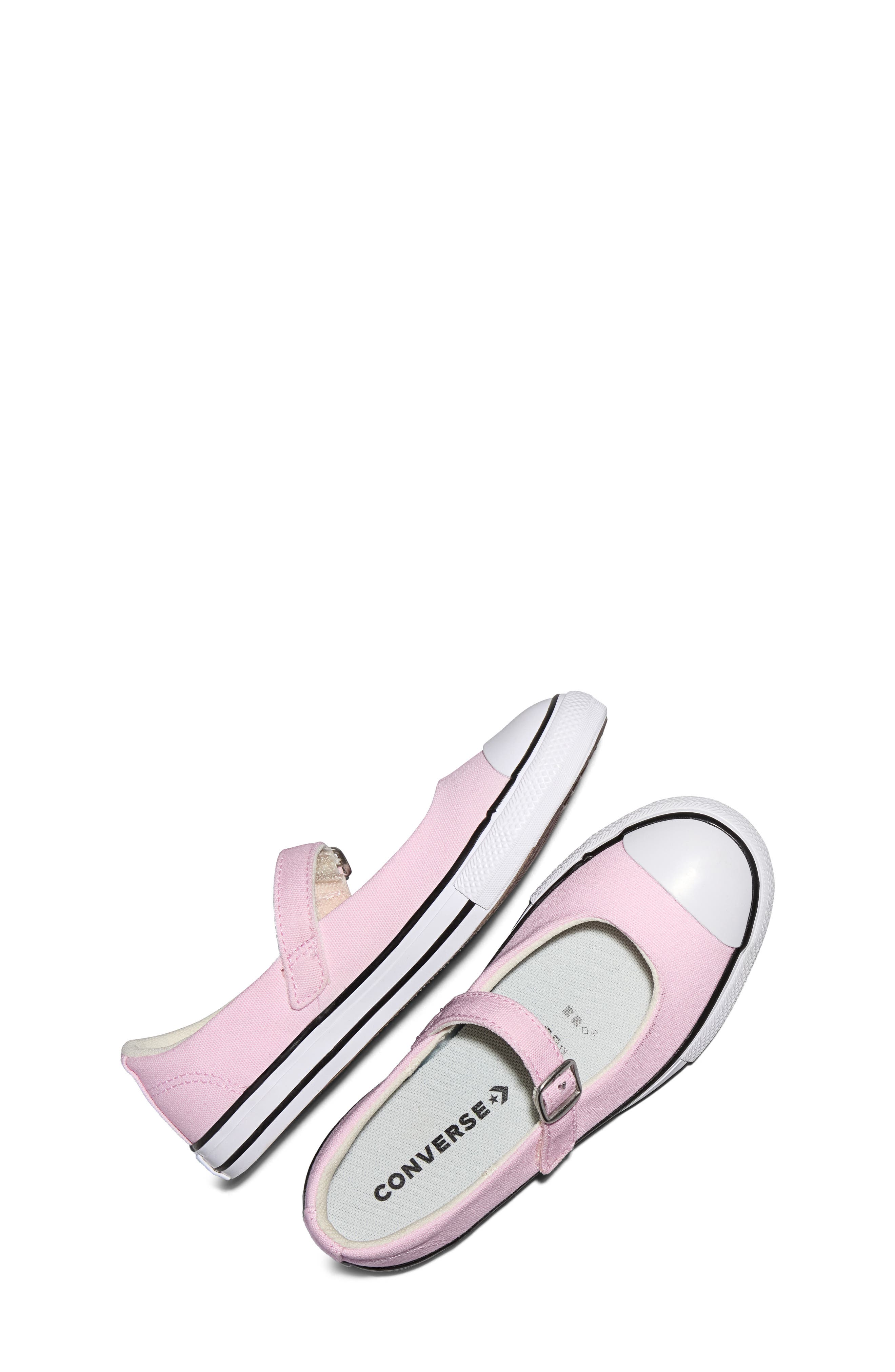 Converse Kids' Chuck Taylor All Star Dainty Mary Jane Canvas Sneaker, Alternate, color, New Found Bloom/ White/ Black