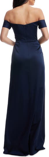 logan off the shoulder evening dress Logan Off-Shoulder Dress main image 0