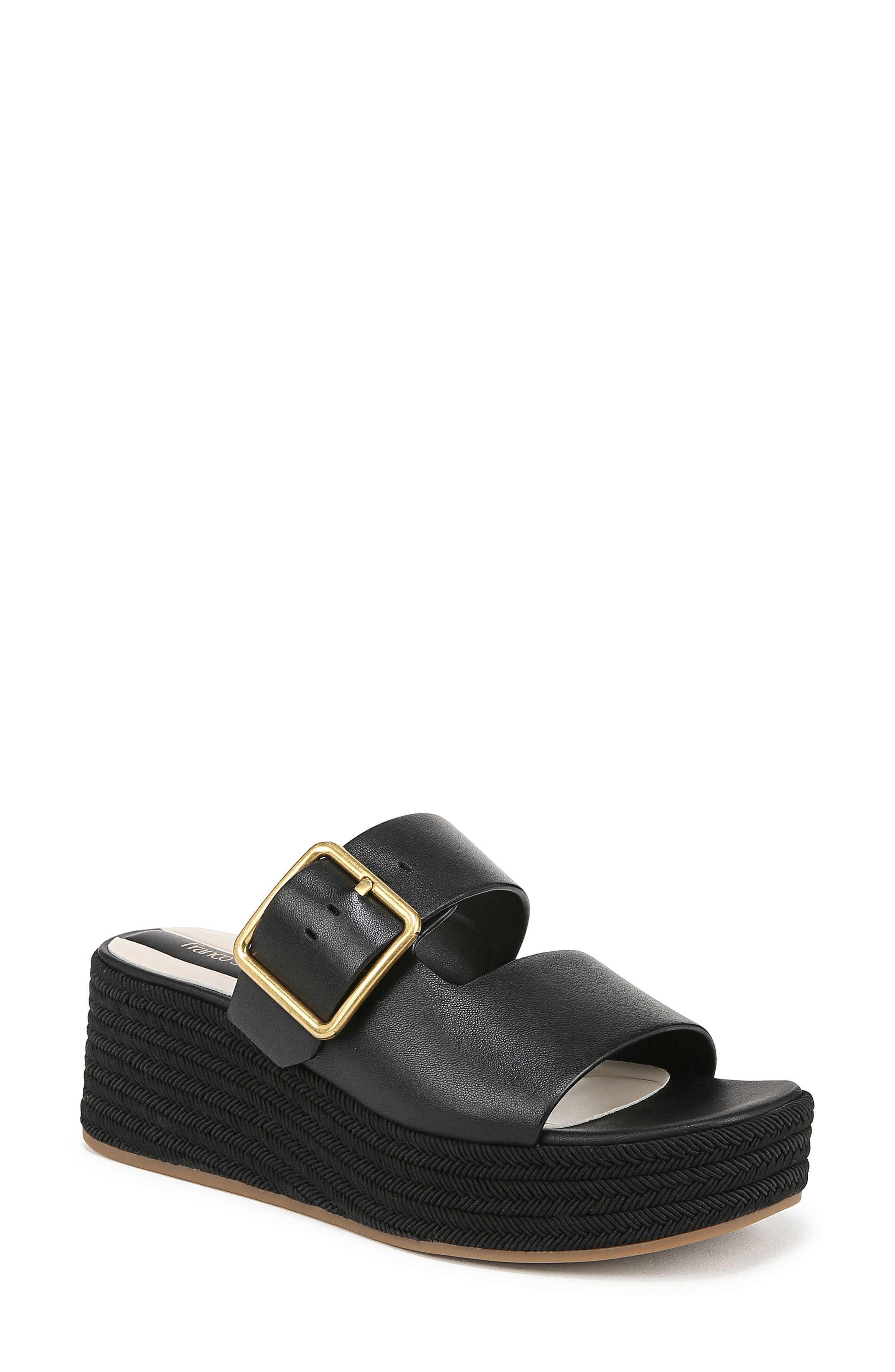 Franco Sarto Taziana Platform Sandal, Main, color, Black