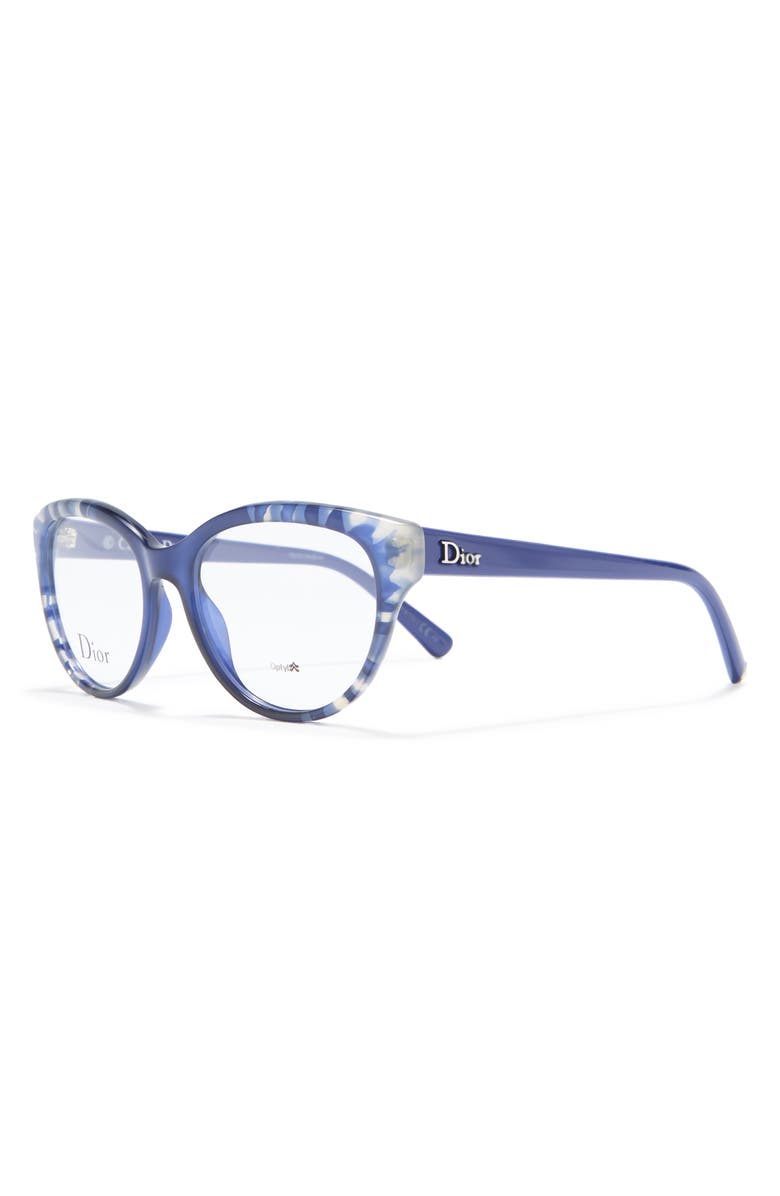 CHRISTIAN DIOR 51mm Cat Eye Optical Frames, Alternate, color,
