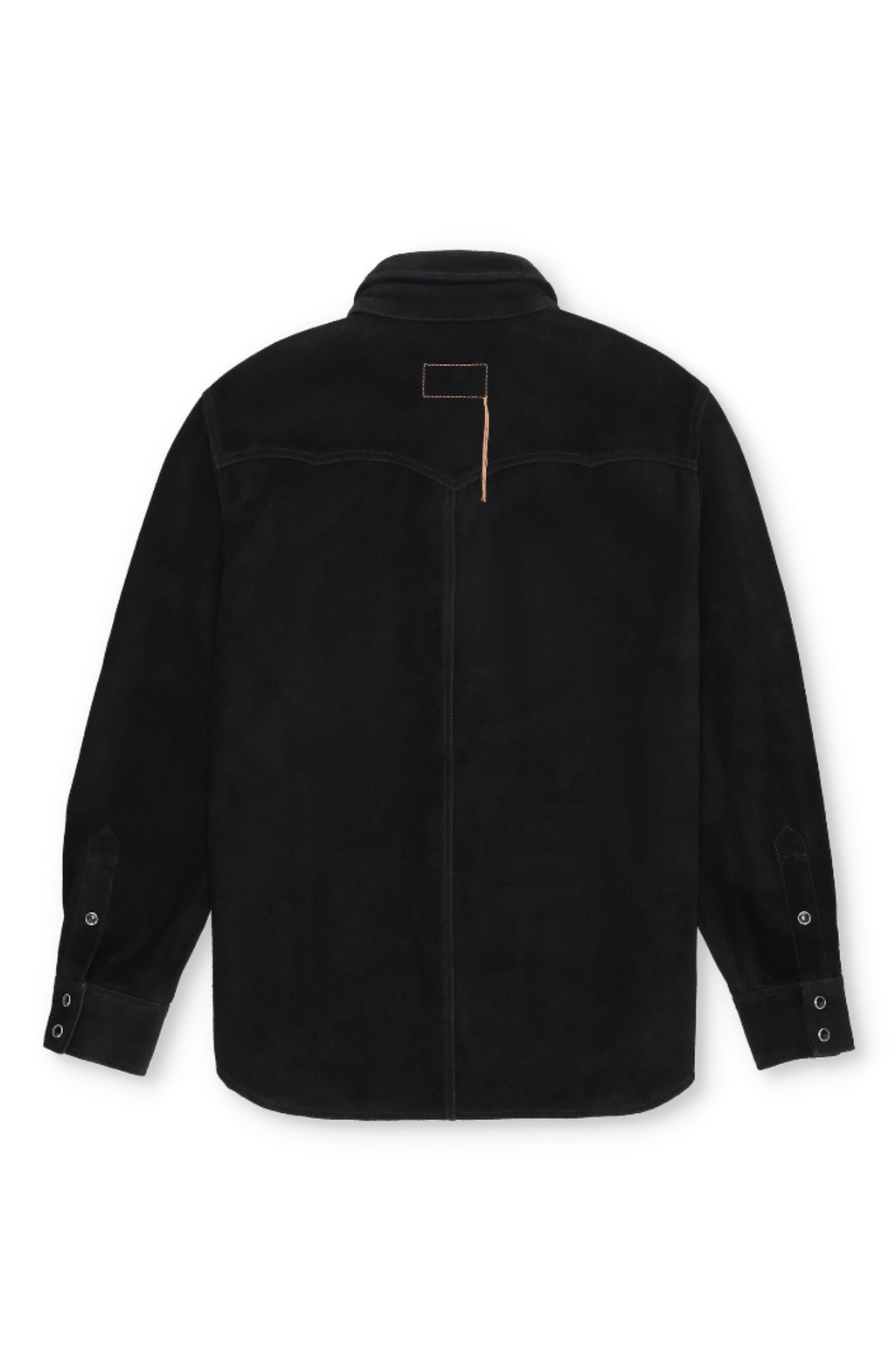 Linda Suede Leather Overshirt - image 2
