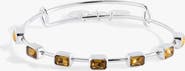 Alex and Ani November Birthstone Emerald Cut Bangle