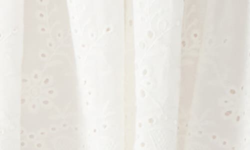 Steve Madden Preston Cotton Eyelet Sundress In White