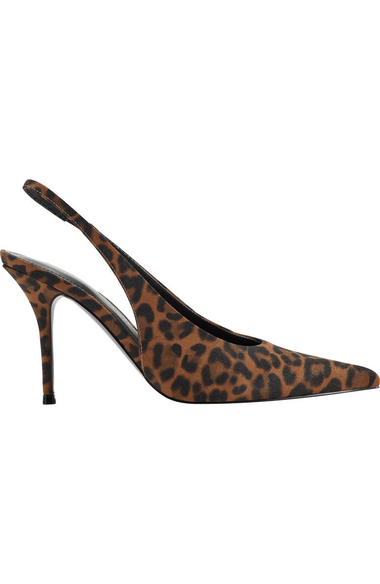 Marc Fisher LTD Leynne Slingback Pointed Toe Pump, Alternate, color, Dark Natural Leopard Print