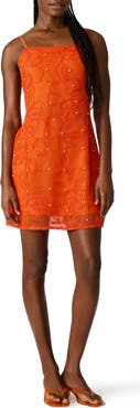 Steve Madden Maureene Bead Sleeveless Minidress