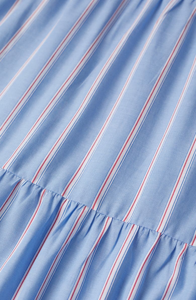 MANGO Stripe Cotton Midi Dress, Alternate, color,