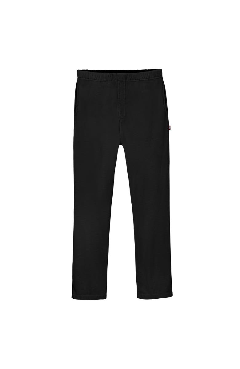 CITY THREADS Men's Soft 100% Cotton Athletic Lounge Pocket Pant, Main, color, Black