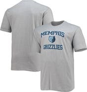 PROFILE Men's Heathered Gray Memphis Grizzlies Big & Tall Heart & Soul T-Shirt