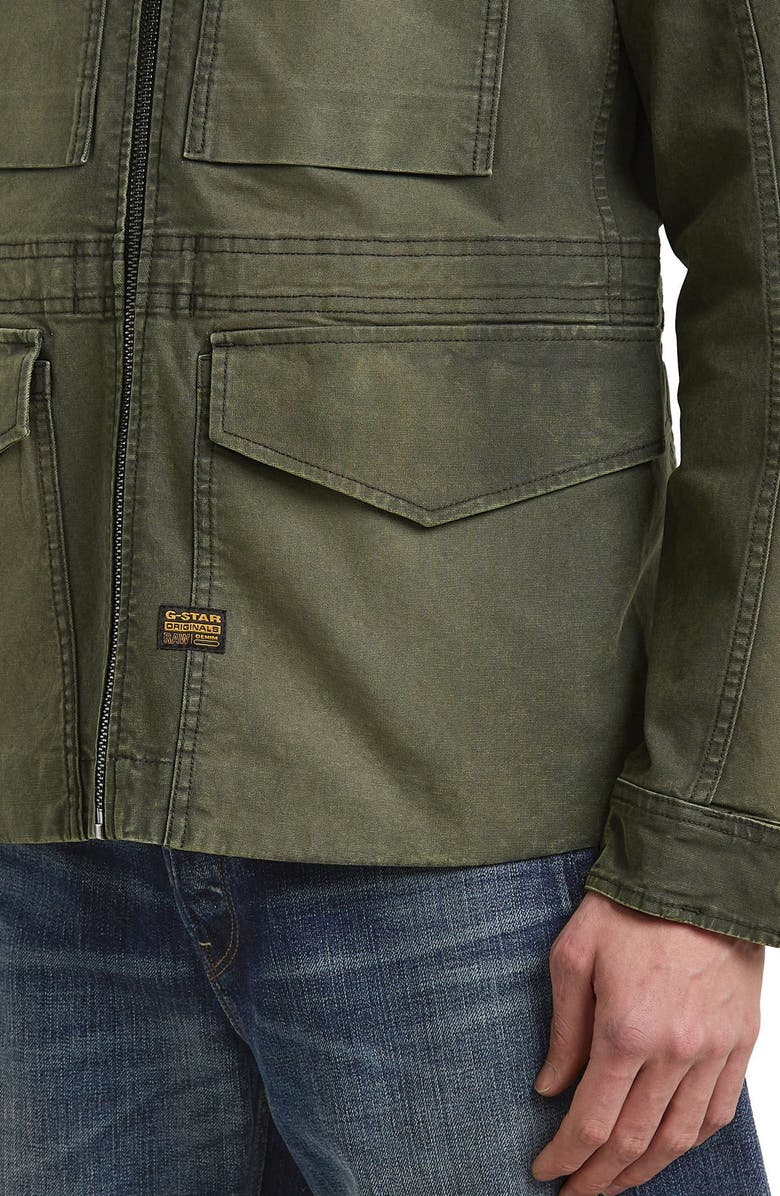 G-STAR Rovic Slim Fit Field Jacket, Alternate, color, Vintage Dust Asfalt