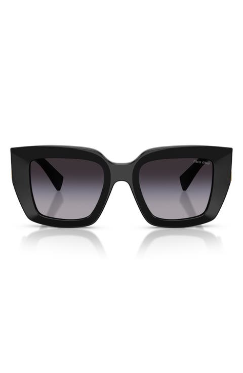 51mm Square Gradient Sunglasses