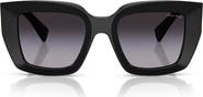 Miu Miu 51mm Square Gradient Sunglasses