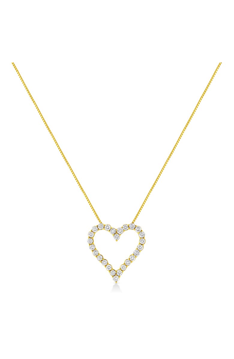 Haus of Brilliance 14K Yellow Gold 2.00 cttw Round Diamond Necklace Pendant, Alternate, color, Yellow