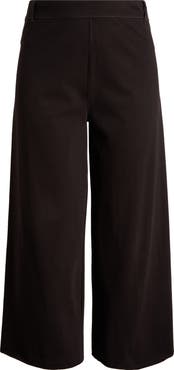 Lysse Erin High Waist Wide Leg Knit Denim Pants